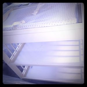Babys white changing table